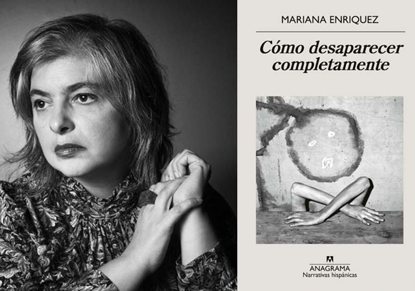 Photo by Mariana Enríquez and book cover